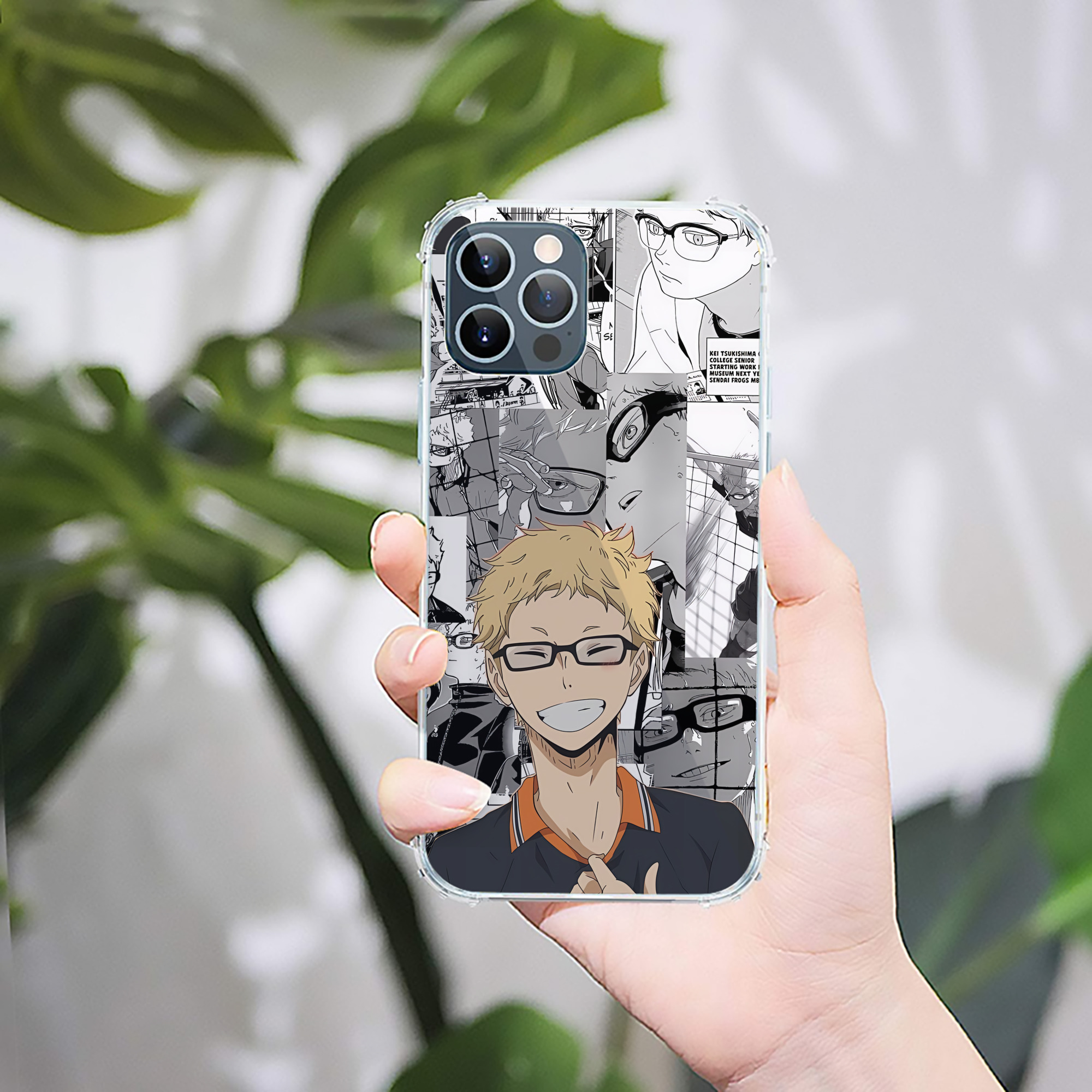 （画像用） ハイキュー!! Haikyu!! 【iPhone 12シリーズ対応】透明スマホケース（クリアソフトケース）